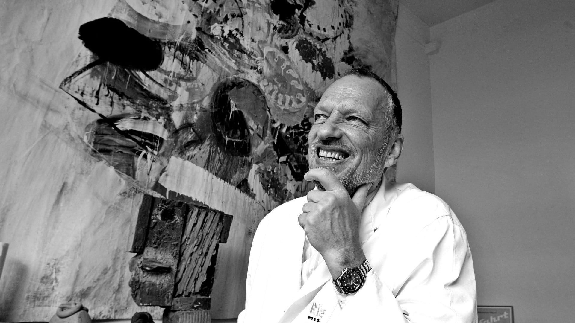Gerhard Müller-Rischart vor einem Kunstwerk (Archivfoto): Der Münchner galt als großer Förderer der Künste. Gerhard Müller-Rischart vor einem Kunstwerk (Archivfoto): Der Münchner galt als großer Förderer der Künste.