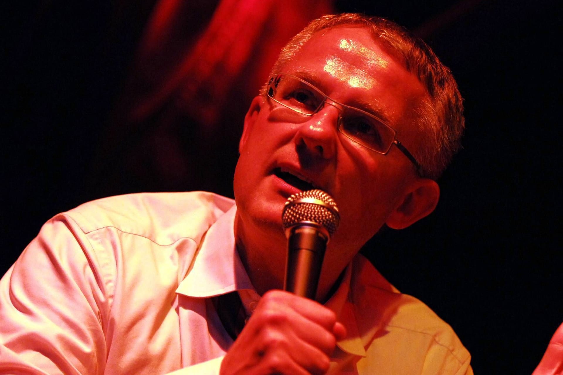 Peter Kurth während einer Podiumsdiskussion in Berlin (Archivbild).