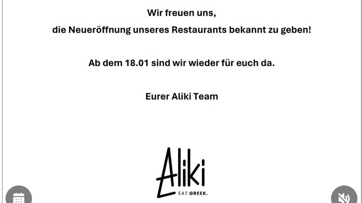 München Dieses Restaurant wirbt kurz nach Eröffnung mit Neueröffnung