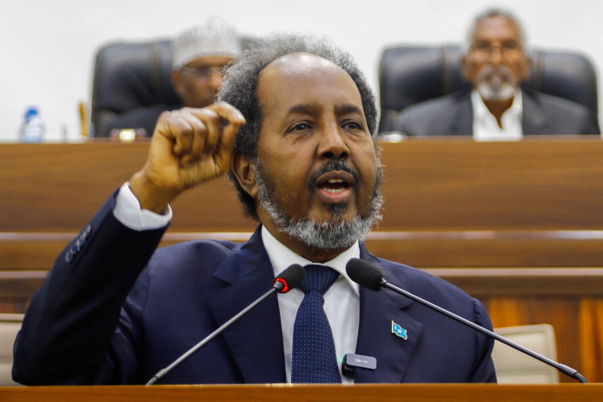 Der somalische Präsident Hassan Sheikh Mohamud: Durch ein Abkommen zwischen Äthiopien und der abtrünnigen Region Somaliland sieht Somalia seine Unabhängigkeit bedroht.