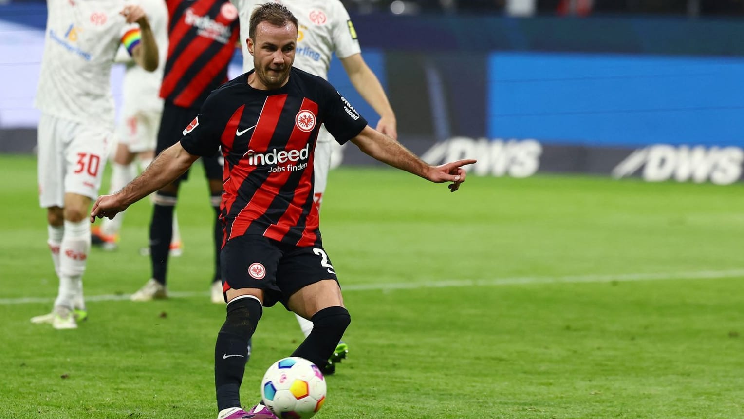 Mario Götze erzielt das Siegtor: Der Nationalspieler sorgte für die drei Punkte der Eintracht.