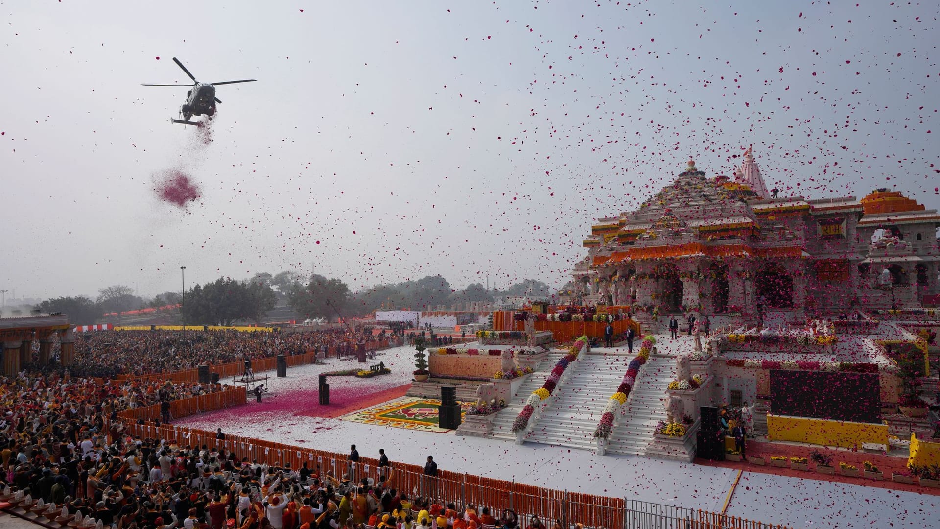 APTOPIX India Election Temple