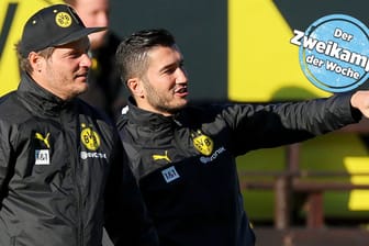 Seit Jahresbeginn Kollegen: Trainer Edin Terzić (l.) und sein neuer Co Nuri Şahin.