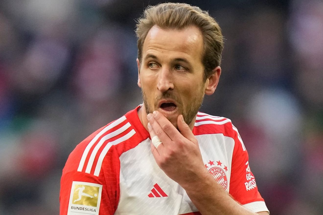 Harry Kane: Er blieb am Sonntagnachmittag torlos.