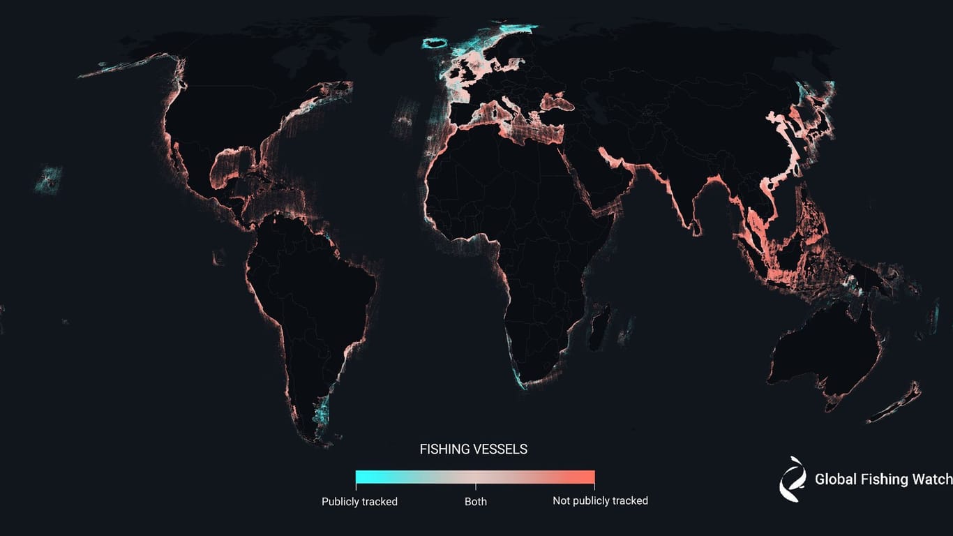 Satellitenbild zur Fischerei