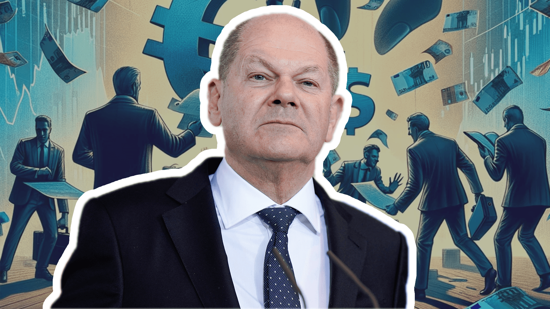 Was haben Olaf Scholz und der Privatbankier Christian Olearius besprochen? Die Bundesregierung verhindert die Aufklärung (Quelle: Imago / dts, Montage)