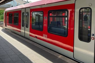 Eine S-Bahn steht an einem Hamburger Bahnhof (Symbolbild): Ab 2029 soll die S4 bis Bad Oldesloe fahren.