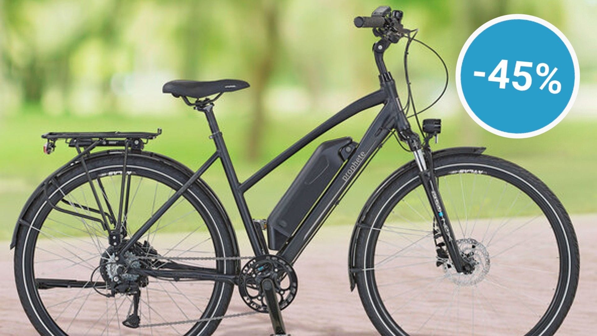 Trekkingfahrrad zum Tiefpreis: Aldi reduziert ein E-Bike von Prophete jetzt radikal.