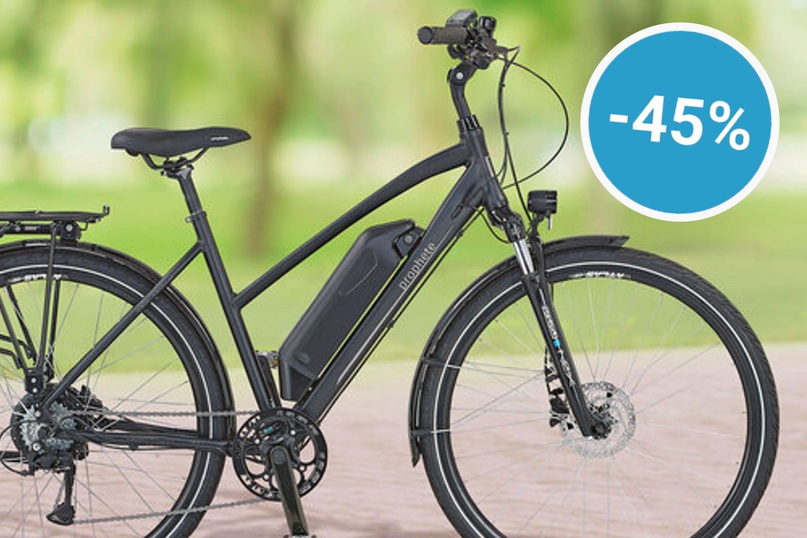 Trekkingfahrrad zum Tiefpreis: Aldi reduziert ein E-Bike von Prophete jetzt radikal.