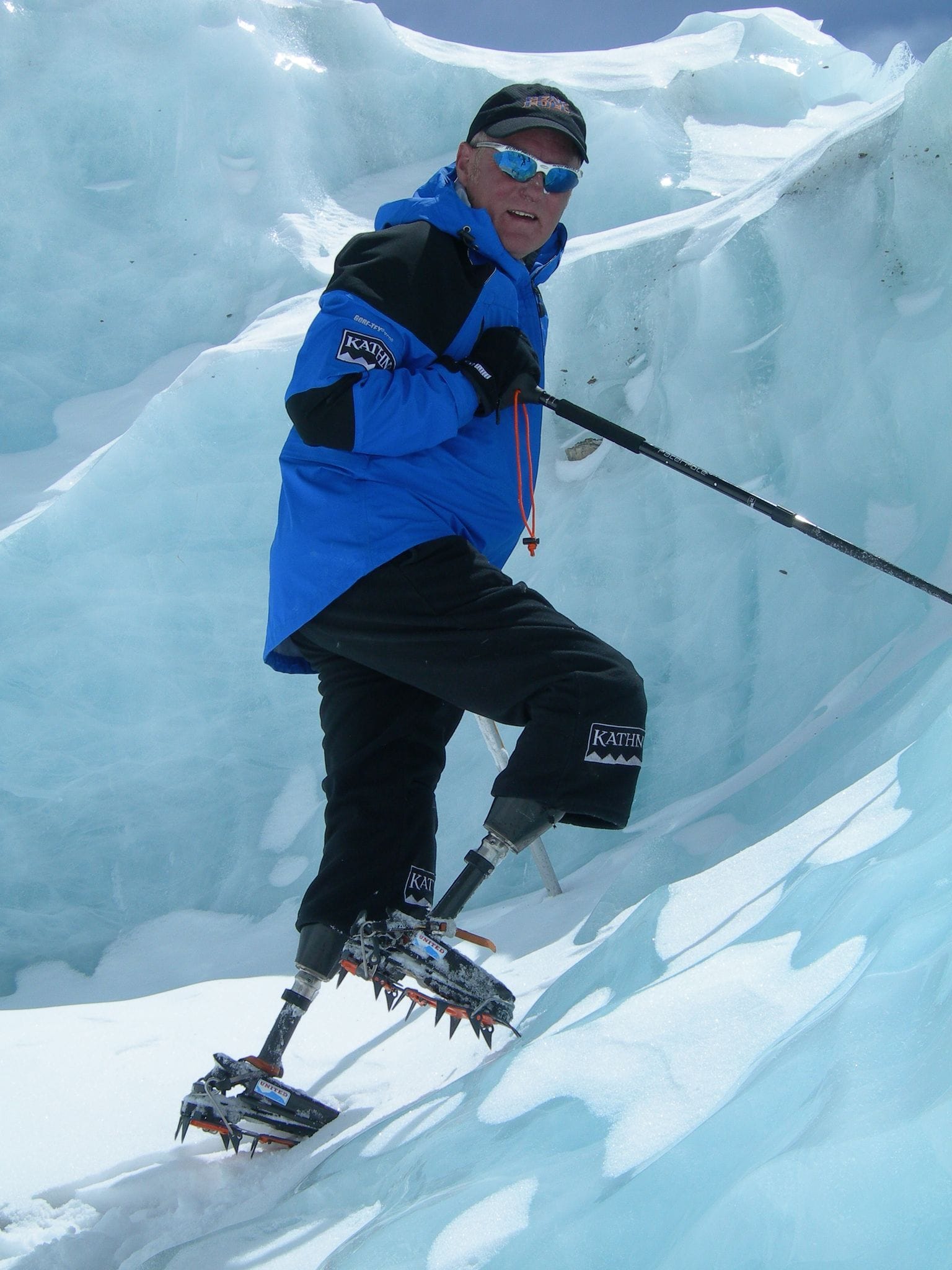 Mark Inglis hat den Mount Everest bestiegen – trotz amputierter Beine.