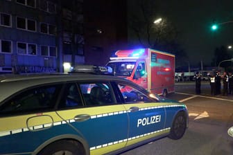 Streifen- und Rettungswagen im Stadtteil Hammerbrook: Zu den Umständen rund um den Vorfall ermittelt nun die Polizei.