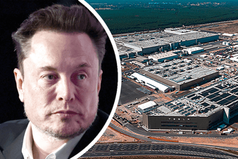 Elon Musk: Der Tesla-Chef plant, aus der Fabrik in Grünheide das größte Werk Europas zu machen.