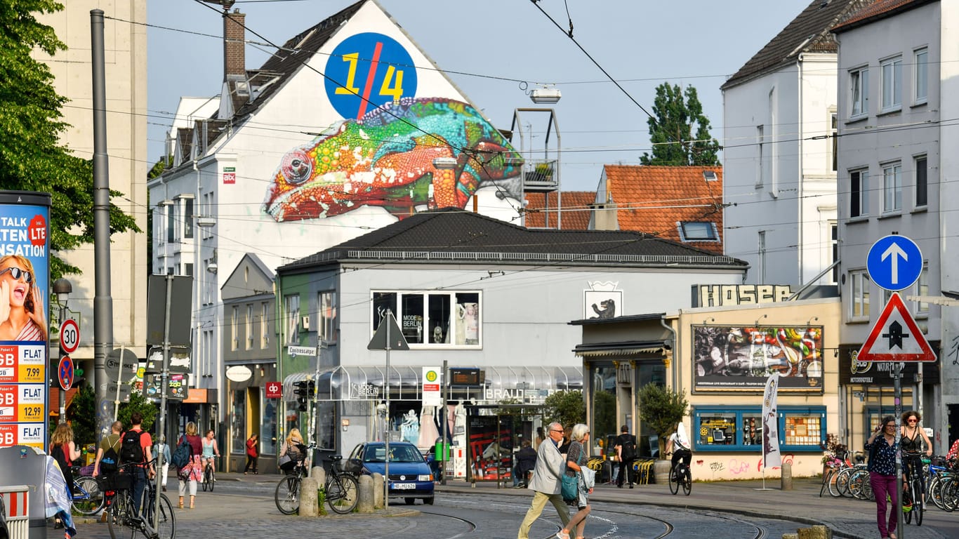 Das Viertel ist eines der lebendigsten Gegenden in Bremen.