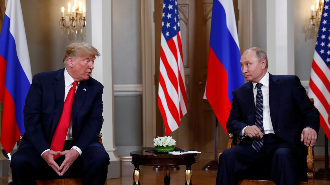 Trump bewundert Putin schon lange: Die Präsidenten trafen sich in Helsinki 2018 (Archivbild).