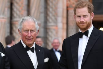 König Charles III. und Prinz Harry: Das Verhältnis von Vater und Sohn gilt als angespannt.