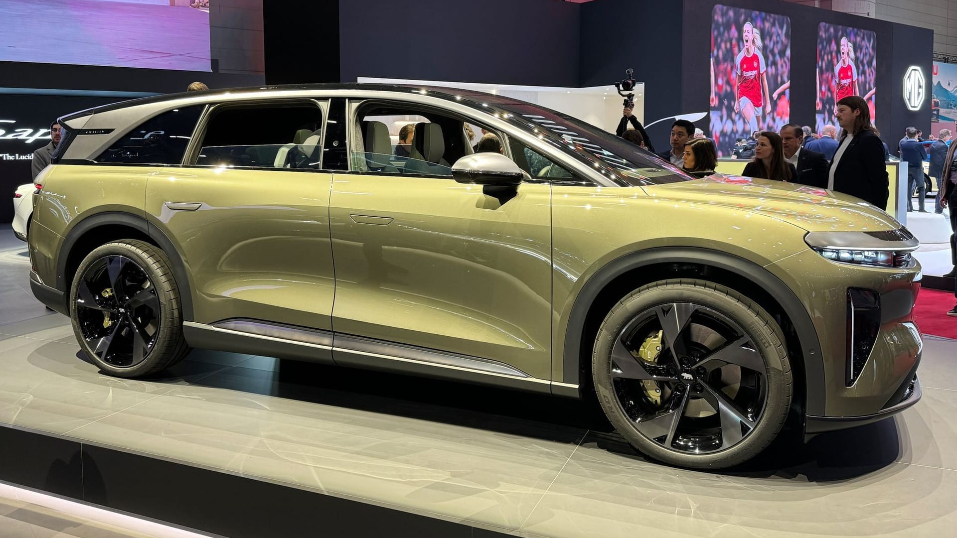 E-SUV aus den USA; Lucid präsentiert den Gravity auf dem Genfer Autosalon erstmals auch dem europäischen Publikum.