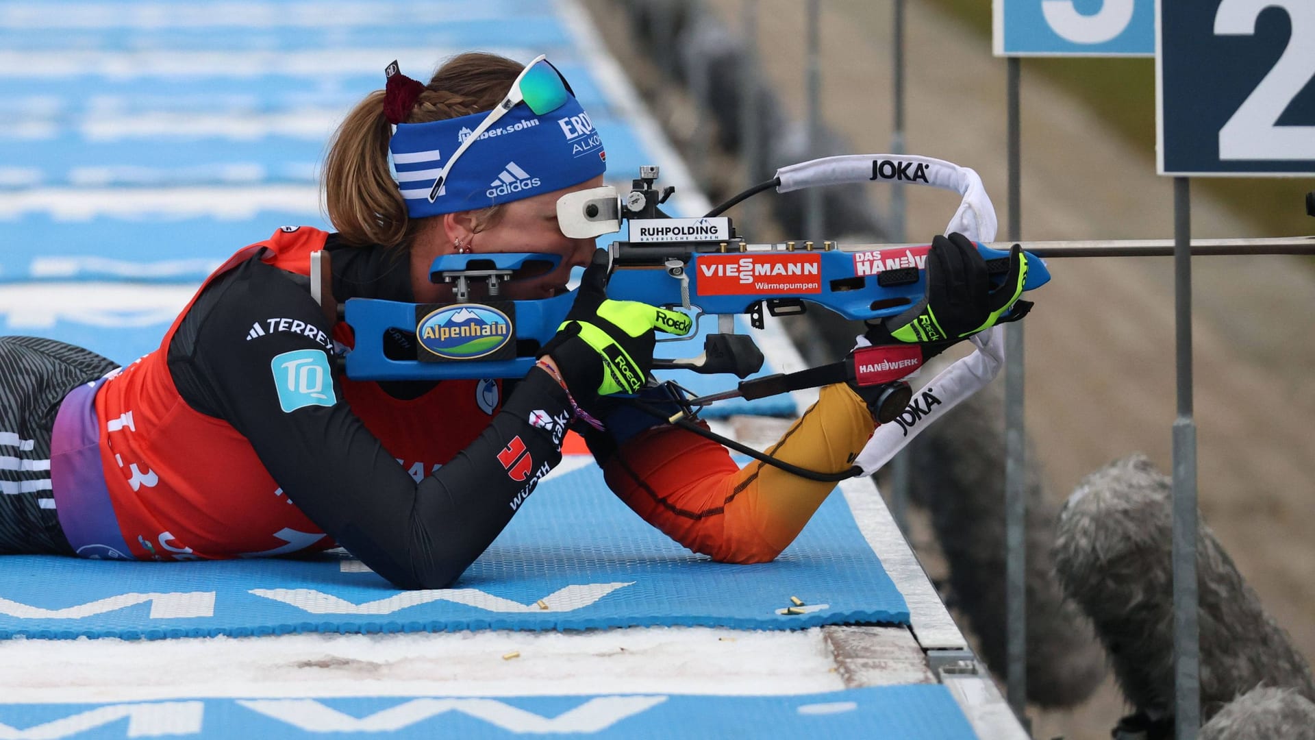 Franziska Preuß: Sie startete gut in die WM.