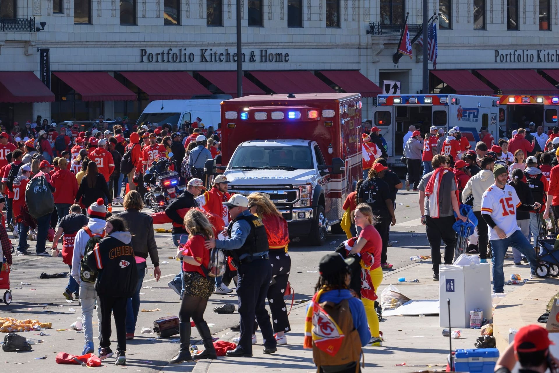 Polizeieinsatz bei Super-Bowl-Parade