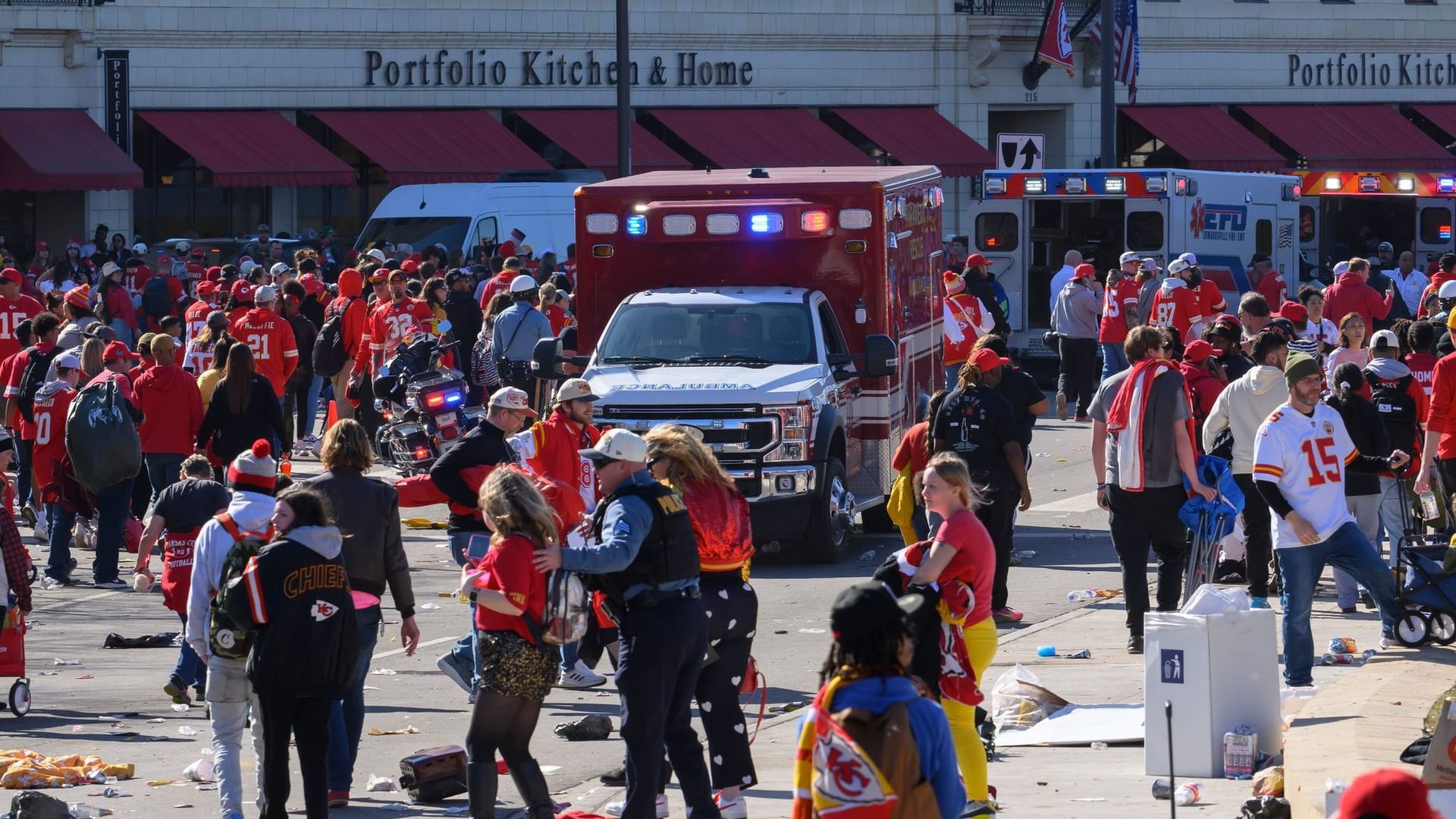 Polizeieinsatz bei Super-Bowl-Parade