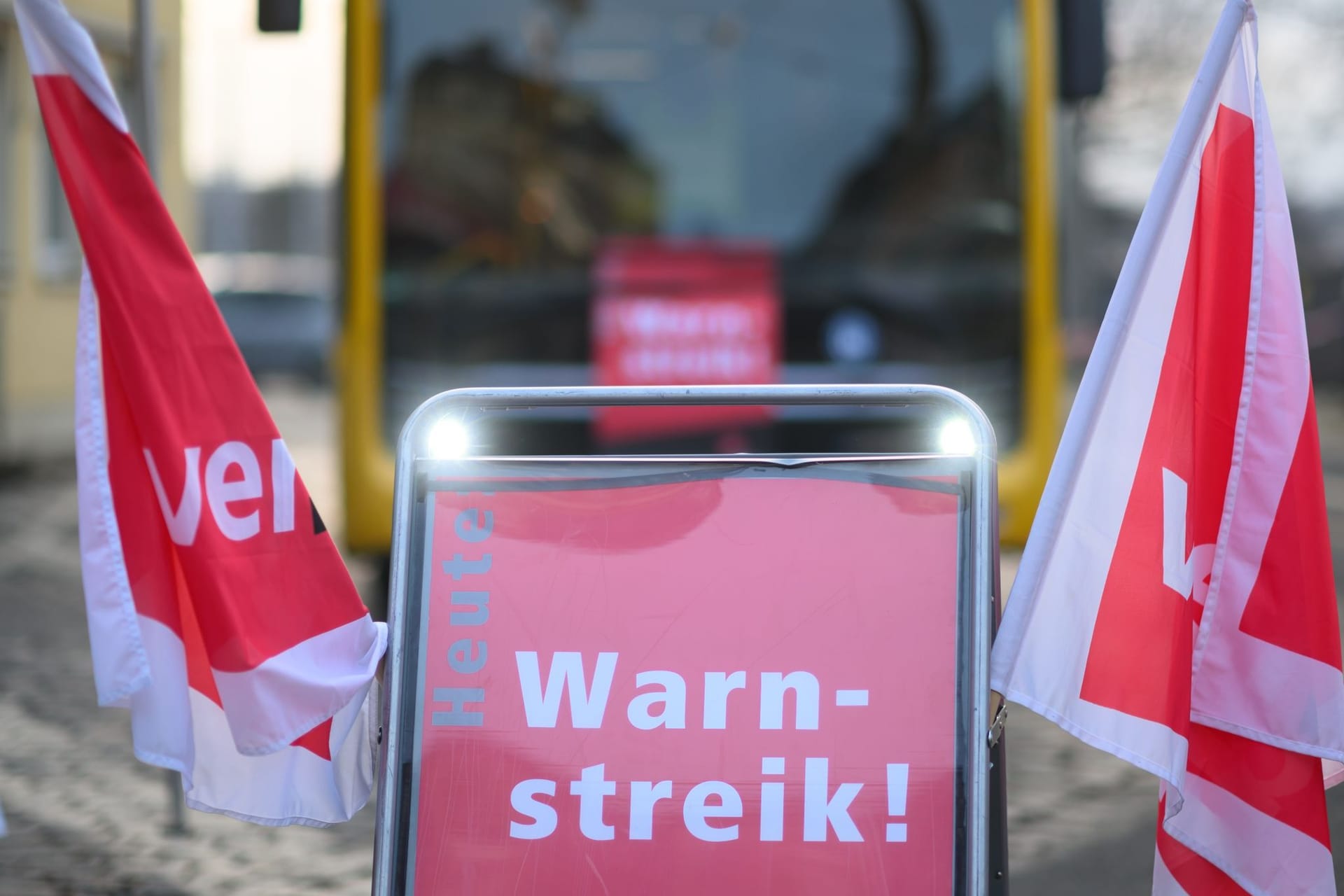 Warnstreik im Regionalverkehr