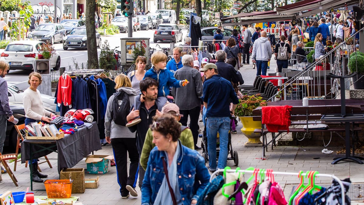 Hamburg Diese Flohmärkte finden am Wochenende statt Saison startet