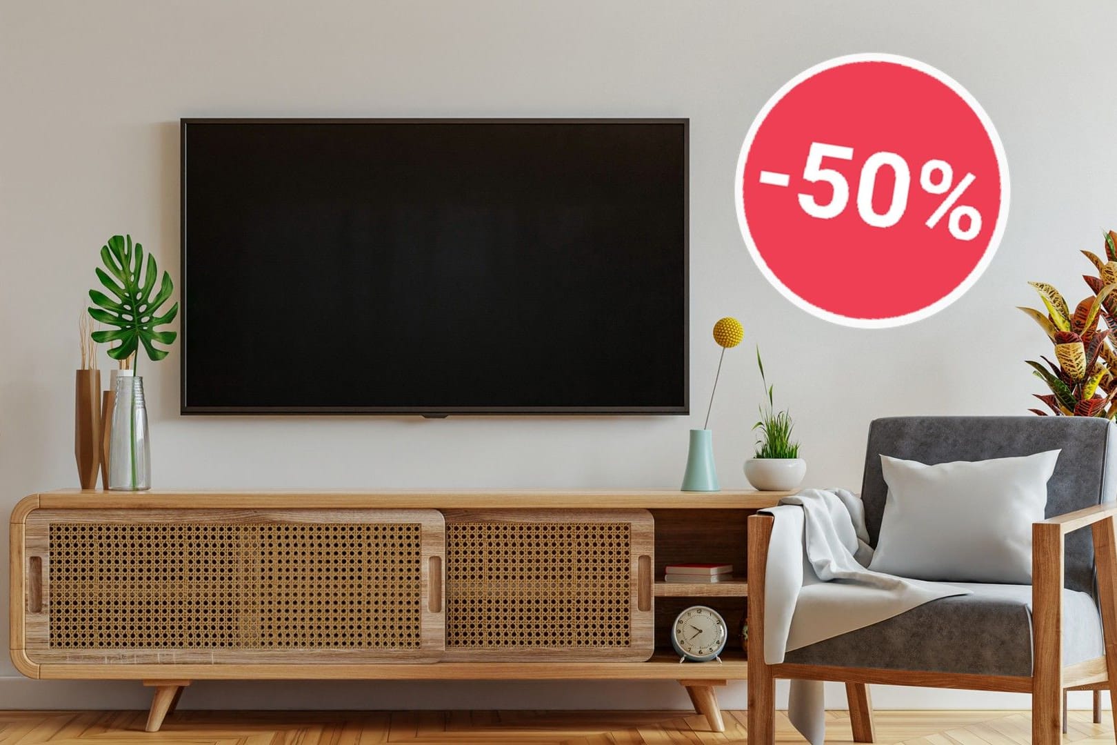 Kino-Feeling im Wohnzimmer: Bei Lidl ist heute ein 4K-Fernseher von Sharp mit 50 Prozent Rabatt im Angebot (Symbolbild).