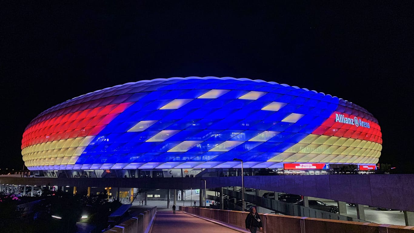 Die Allianz Arena in München: Hier startet Deutschland gegen Schottland in die Heim-EM.