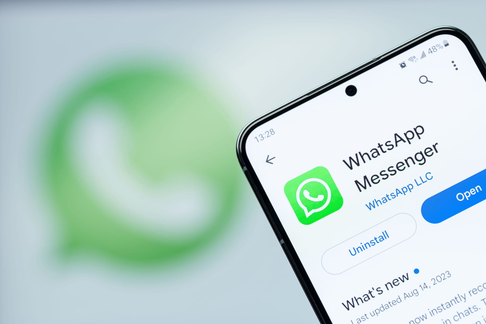 Whatsapp messenger in google store app