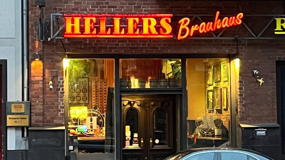 Das Hellers-Brauhaus: Die Gastronomie und der Biergarten soll weiter betrieben werden.