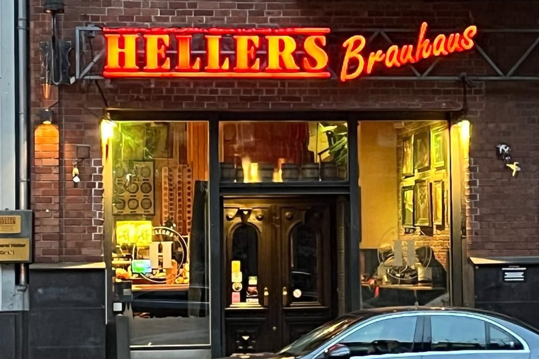 Das Hellers-Brauhaus: Die Gastronomie und der Biergarten soll weiter betrieben werden.