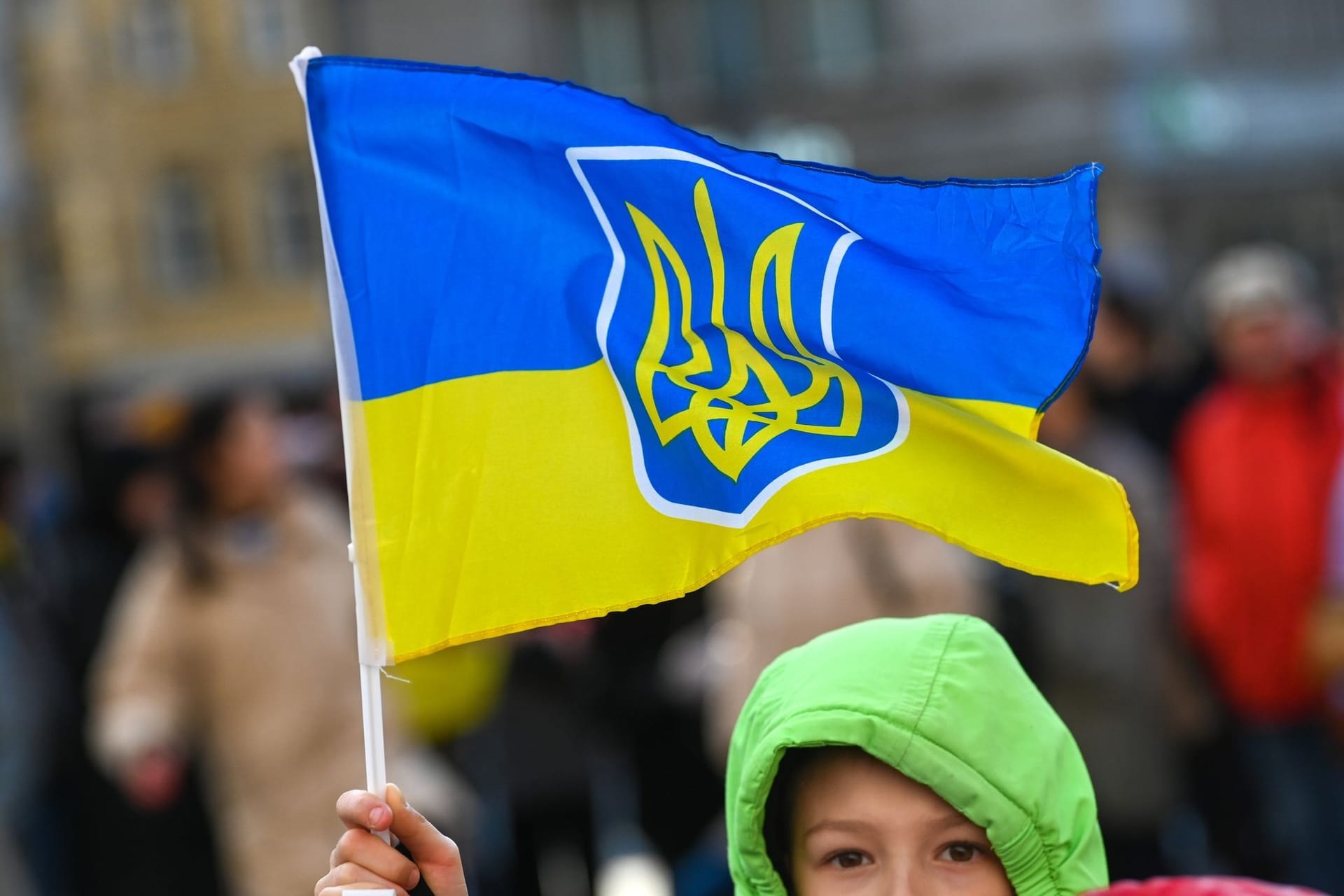 Ukraine-Krieg - Zweiter Jahrestag Kriegsbeginn - Halle