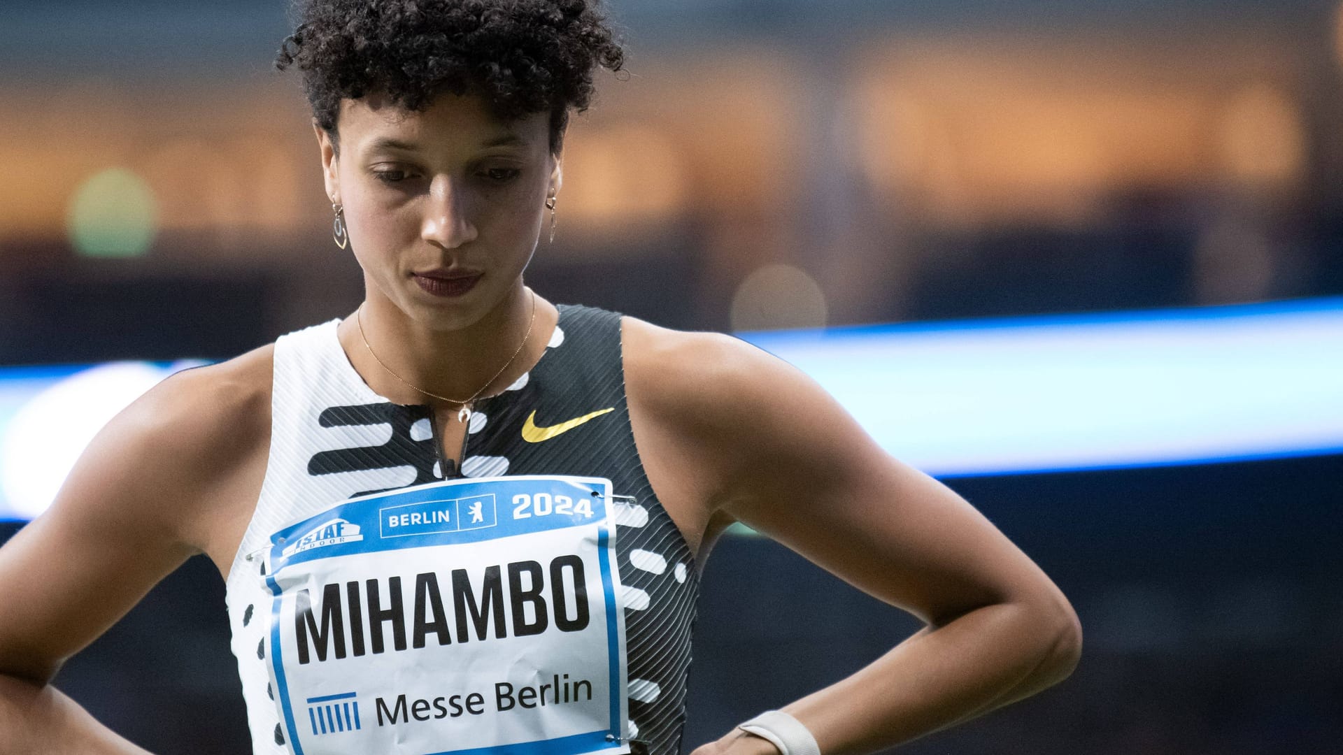 Malaika Mihambo: Sie trat am Freitagabend beim ISTAF Indoor an.