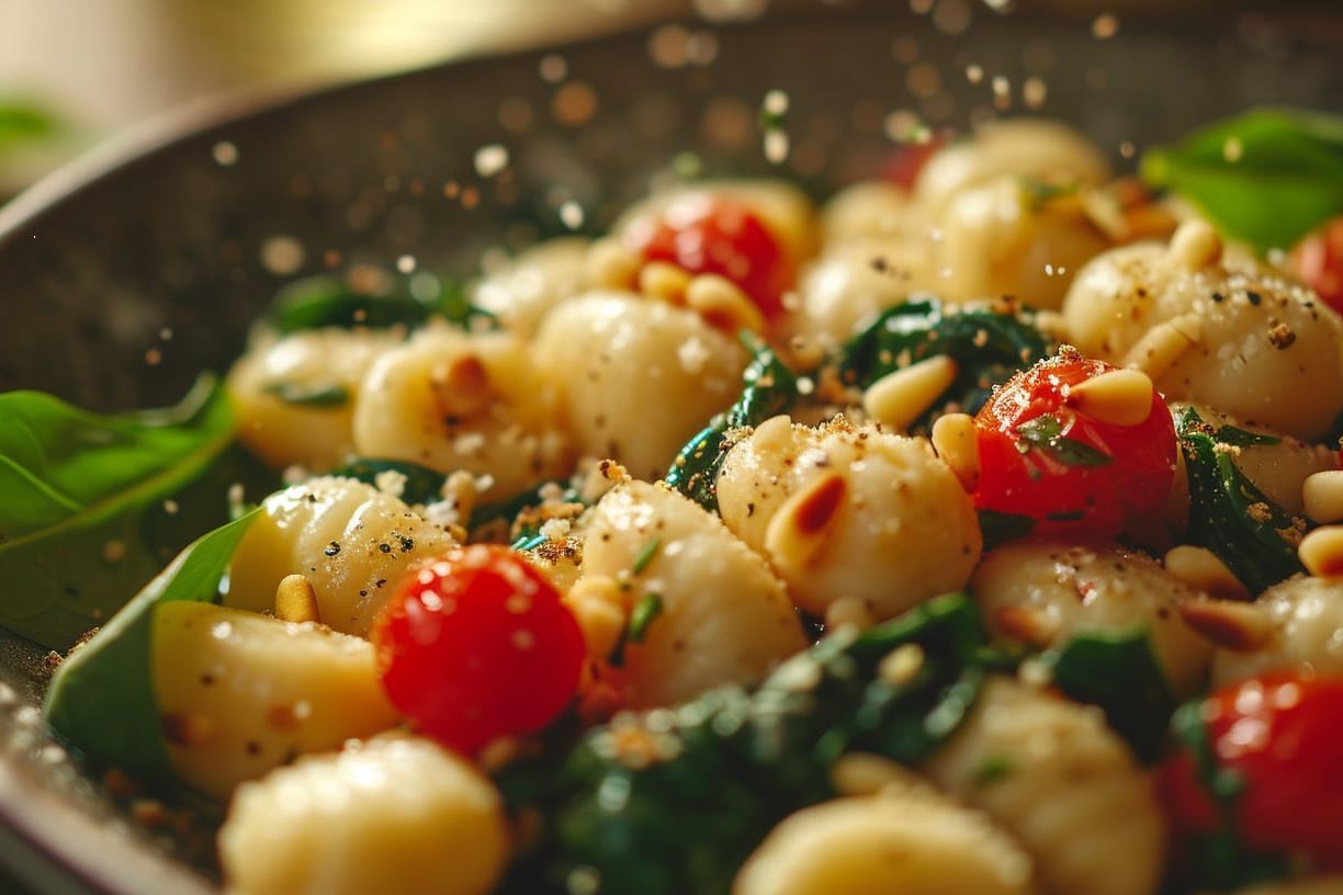 Gnocchi mit Spinat