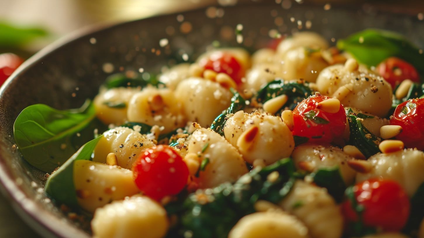 Gnocchi mit Spinat