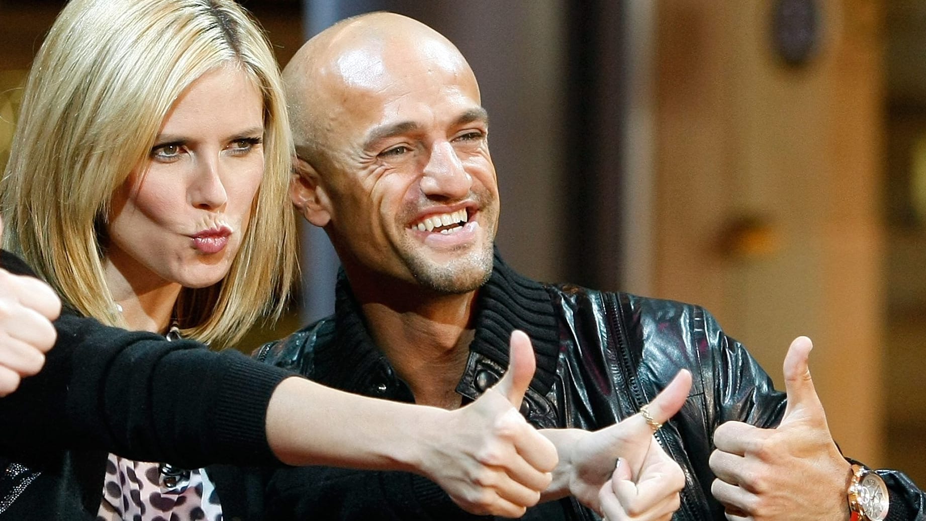 Heidi Klum und Peyman Amin 2009 bei GNTM