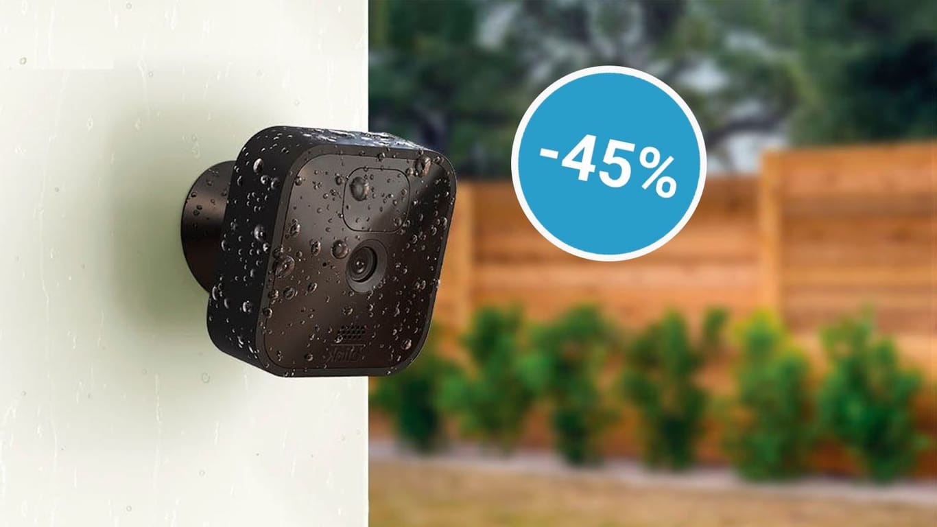 45 Prozent Rabatt: Die Blink Outdoor-Überwachungskamera ist jetzt radikal reduziert.