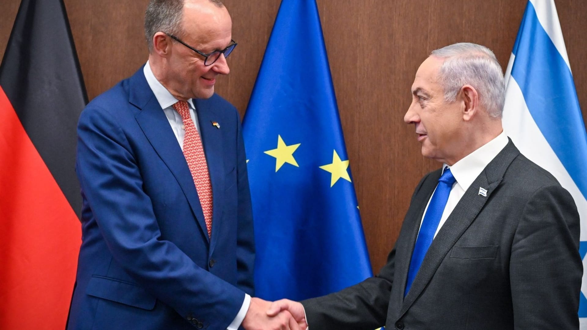 Merz und Netanjahu