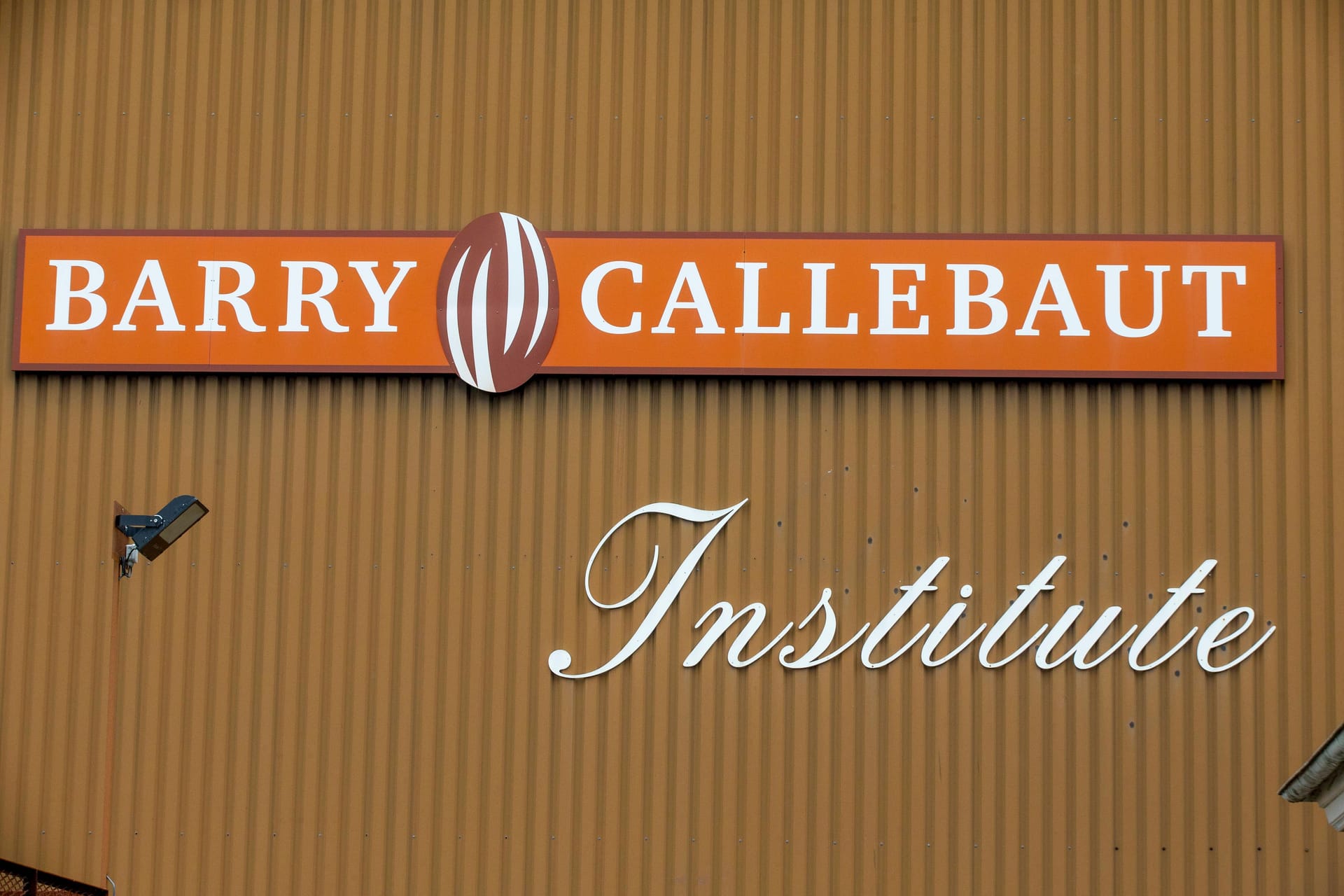 Logo von Barry Callebaut: Das Unternehmen ist nach eigenen Angaben der weltweit größte Schokokonzern.