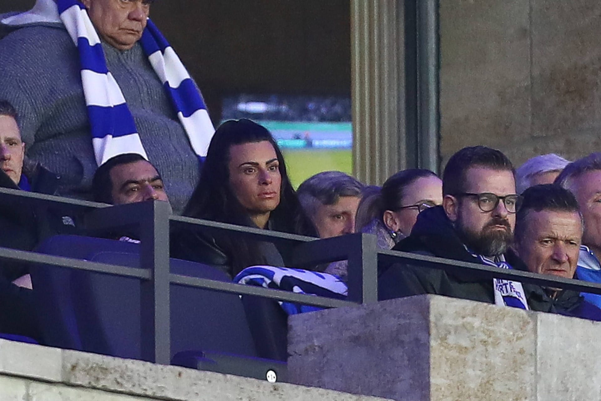 Eileen Bernstein-Rose: Die Witwe von Kay Bernstein am Mittwochabend im Stadion.