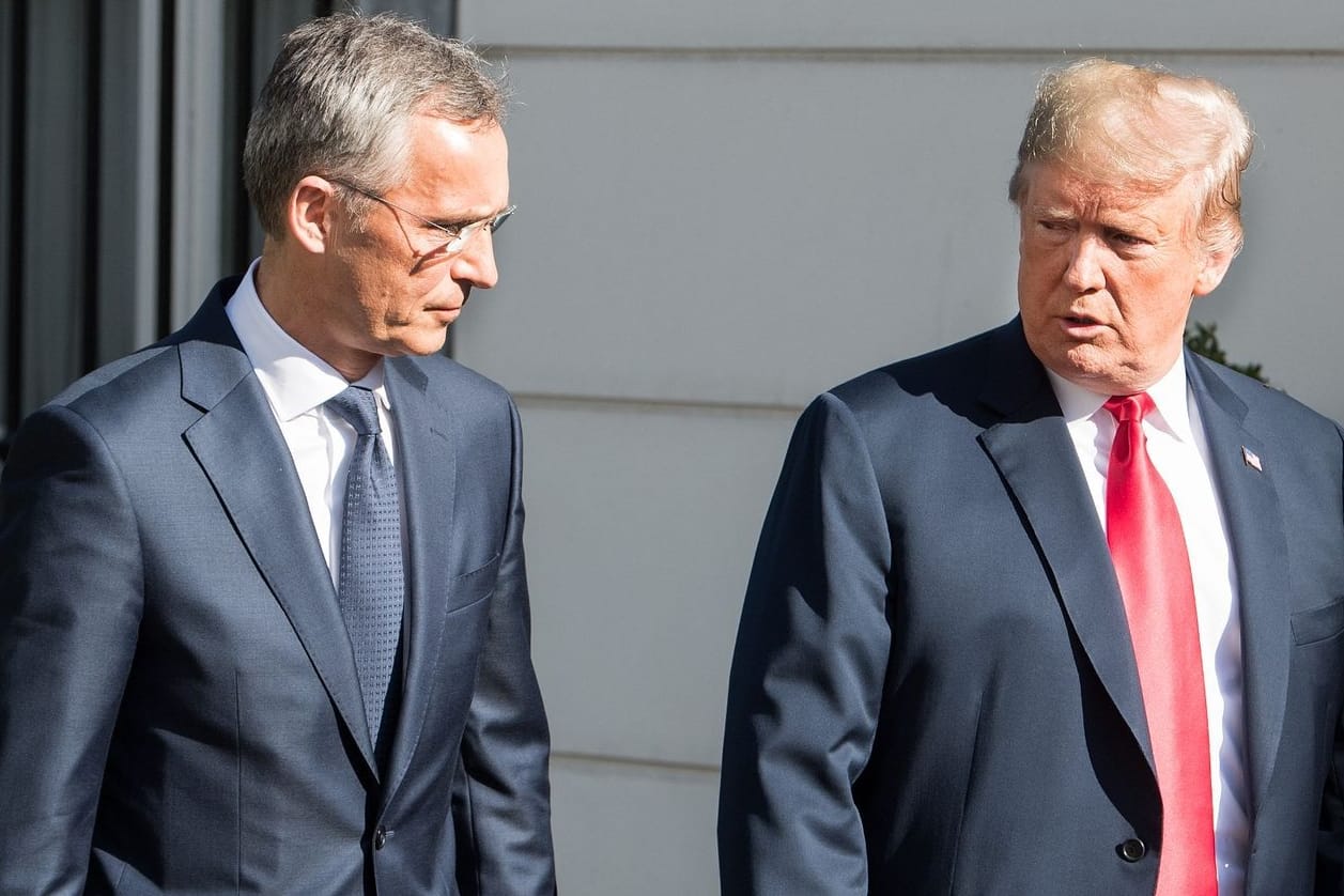 Jens Stoltenberg und Donald Trump