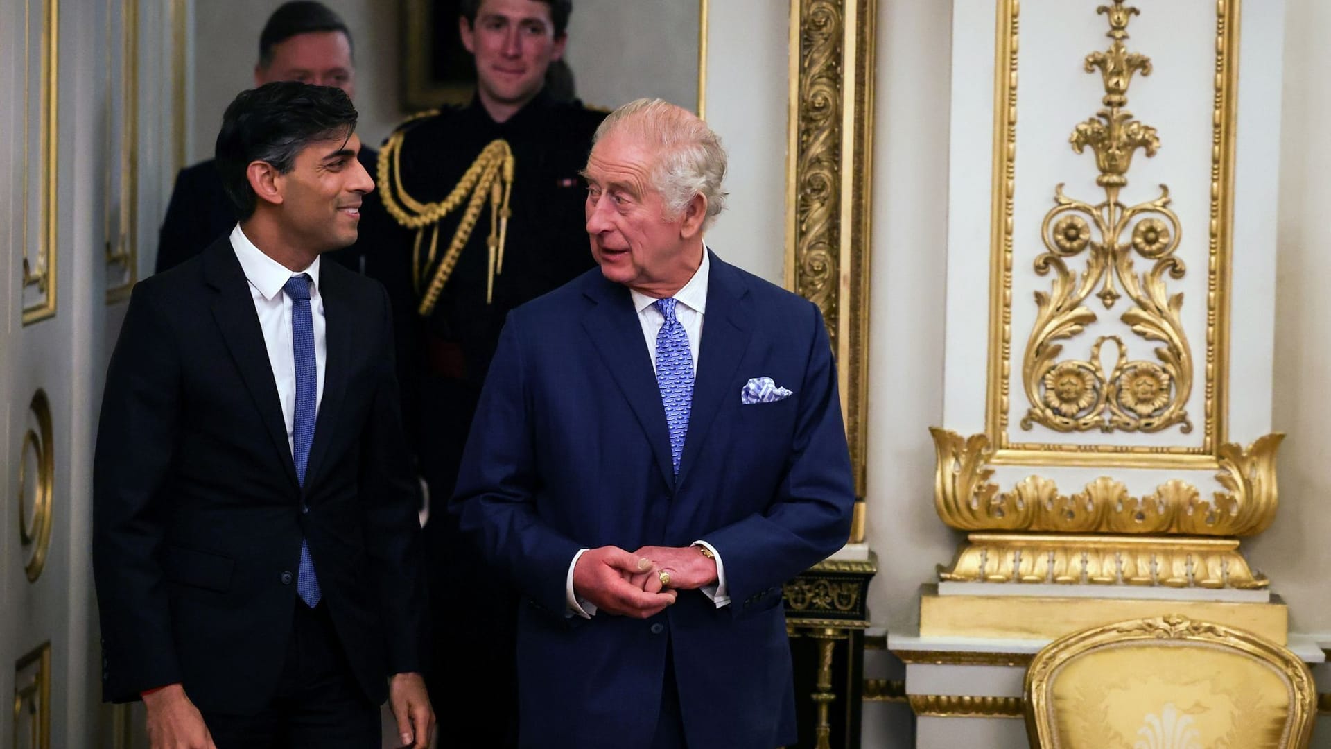 König Charles + Rishi Sunak König Charles + Rishi Sunak