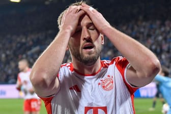 Fassungslos: Bayern-Stürmer Harry Kane im Spiel beim VfL Bochum.