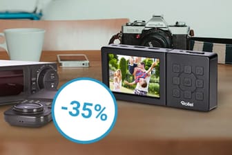 Alte Schätze retten: Bei Aldi ist der praktische Video-Konverter von Rollei 70 Euro günstiger als sonst.