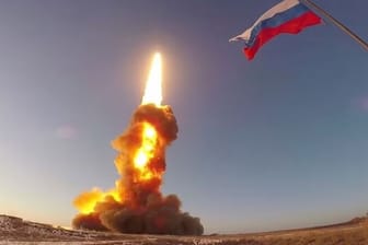 Eine russische A-235 PL-19 Nudol-Rakete wird abgefeuert (Archivbild): Sie gilt als Satelliten-Killer.