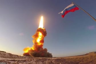 Eine russische A-235 PL-19 Nudol-Rakete wird abgefeuert (Archivbild): Sie gilt als Satelliten-Killer.