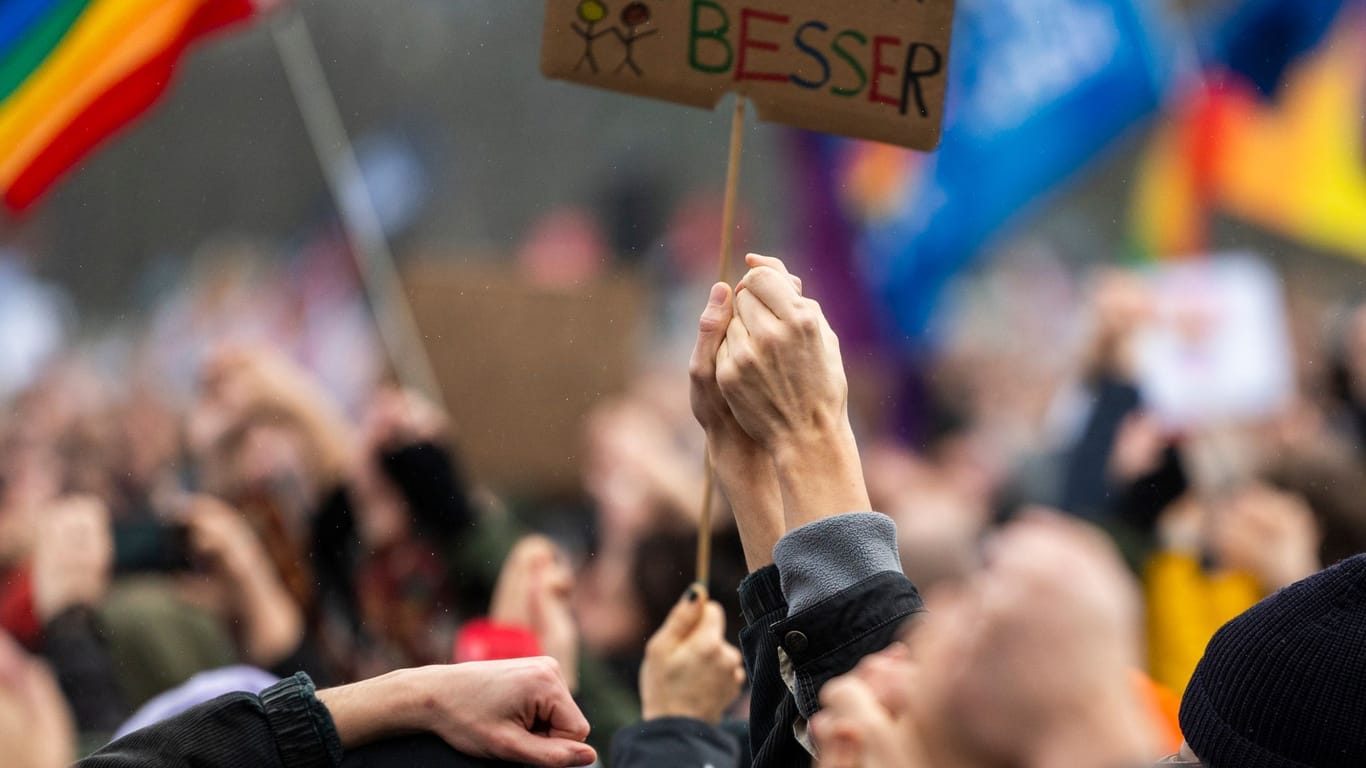 Demonstrationen gegen rechts - Berlin