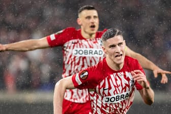 Der SC Freiburg darf jubeln: Er hat es am Donnerstag ins Achtelfinale geschafft.