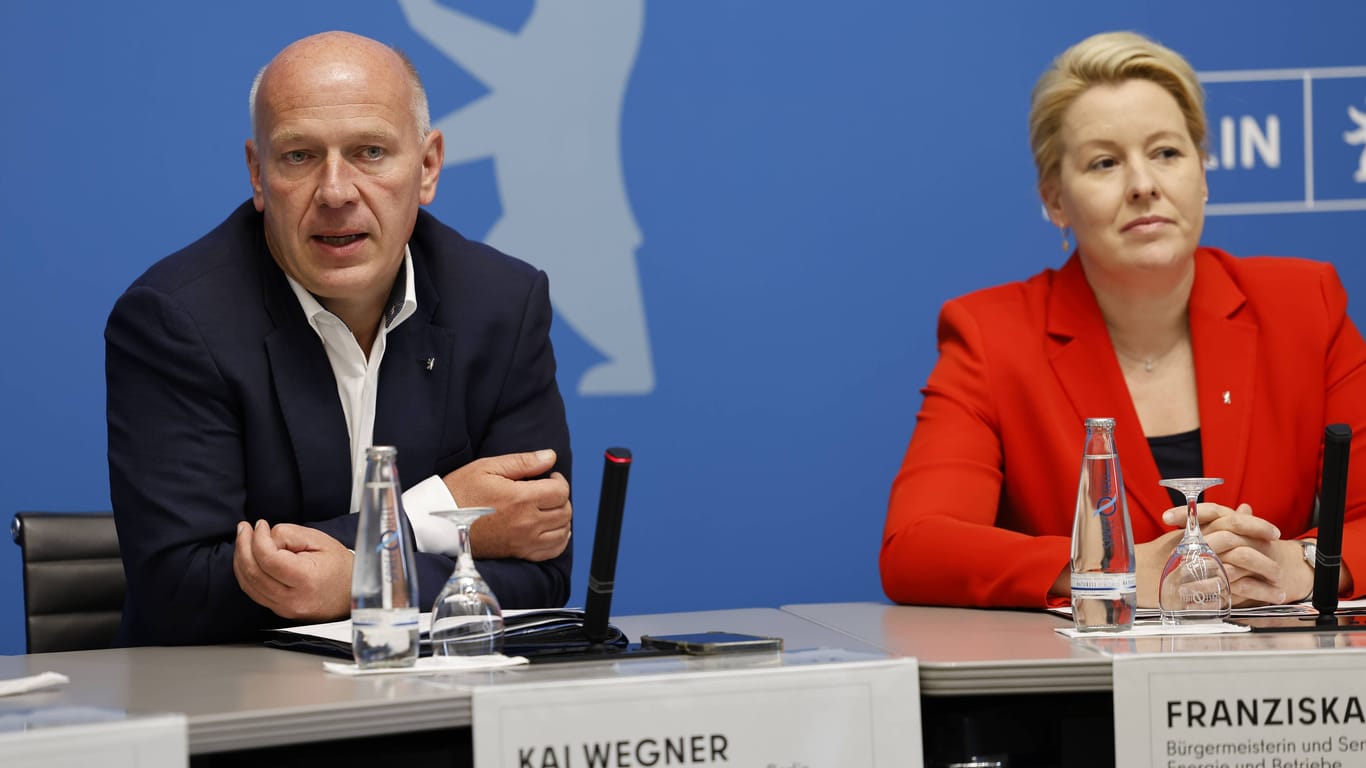 Kai Wegner und Franziska Giffey: Der Regierende Bürgermeister von Berlin und Franziska Giffey, Senatorin für Wirtschaft, Energie und Betriebe, äußerten sich zum Wahlausgang der teilweisen Wahlwiederholung in Berlin.