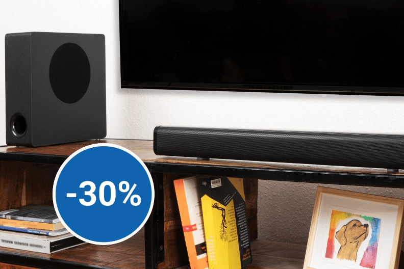 Aldi hat eine Blaupunkt-Soundbar mit Subwoofer zum neuen Rekord-Tiefpreis unter 90 Euro im Angebot.