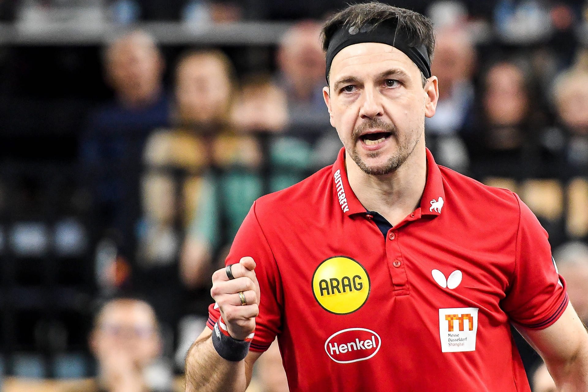 Timo Boll: Der deutsche Europameister ist mit seinen 42 Jahren nicht mehr der Jüngste.